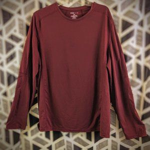 NWOT Men's K Swiss Long Sleeve Burgundy T-Shirt